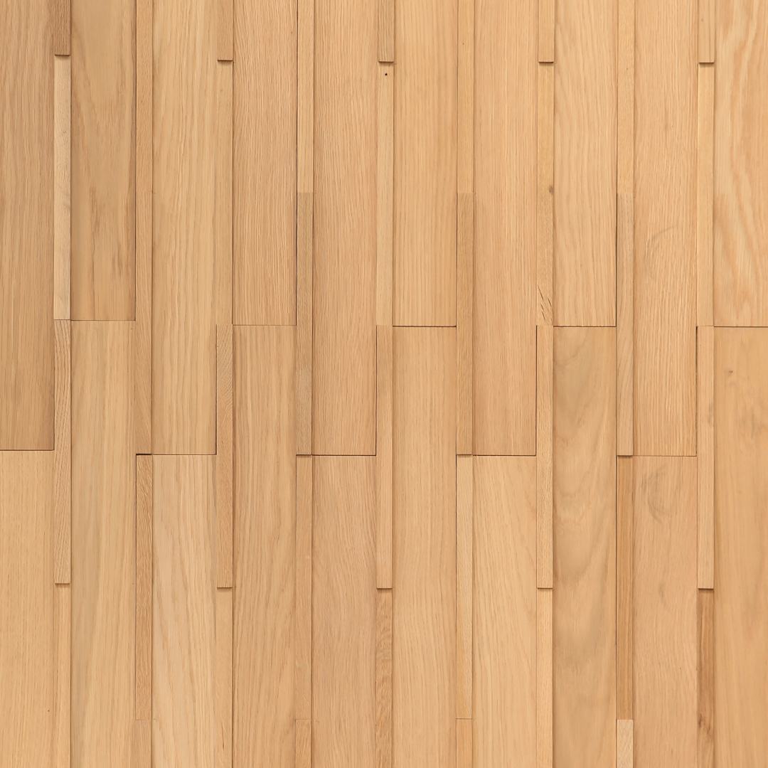Wall Paneling Natural Oak Kubik Collection