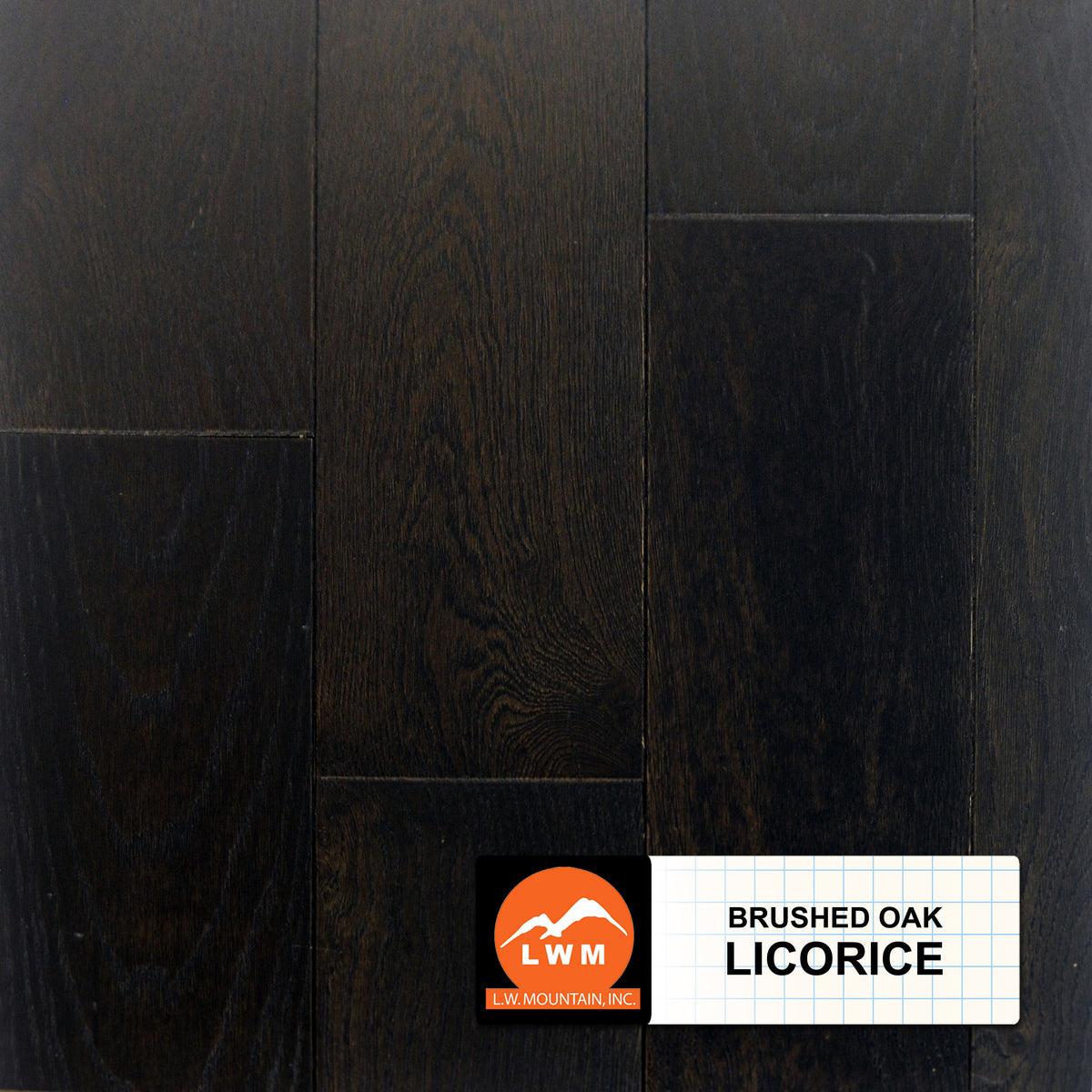 L.W. MOUNTAIN BRUSHED LICORICE LWSB135LCO BILTMORE COLLECTION 3 1/2"