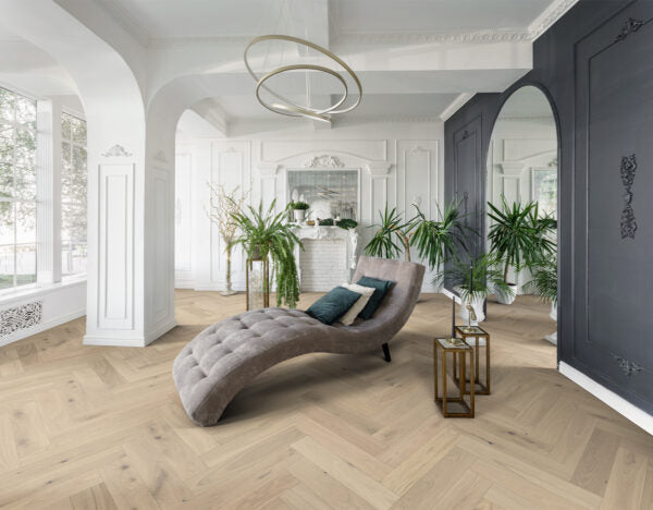 Mullican Monroe Bisque | 25945 Castillian Premier Herringbone