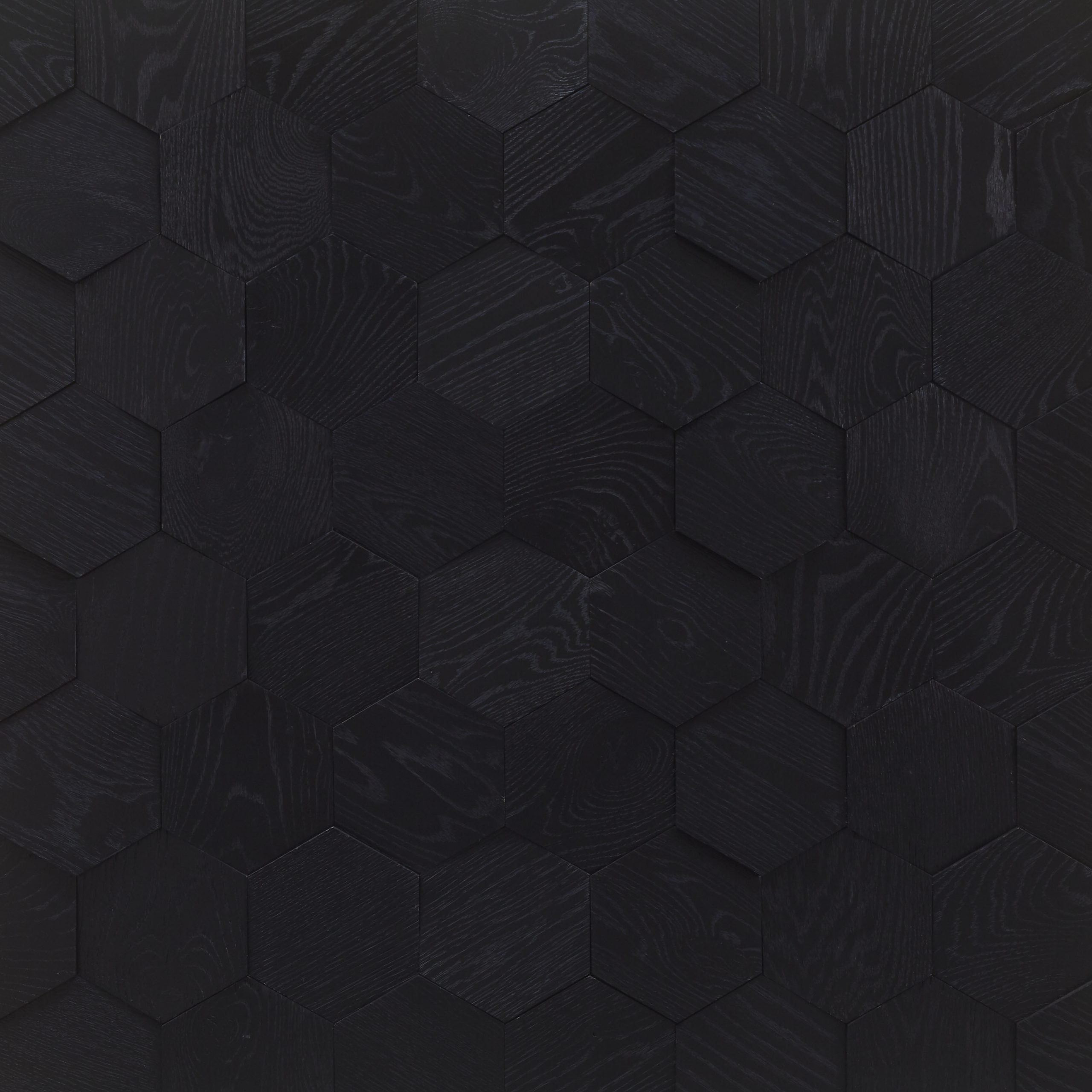 Wall paneling NOIR ANGLED HEXO CELESTIO LEGNO
