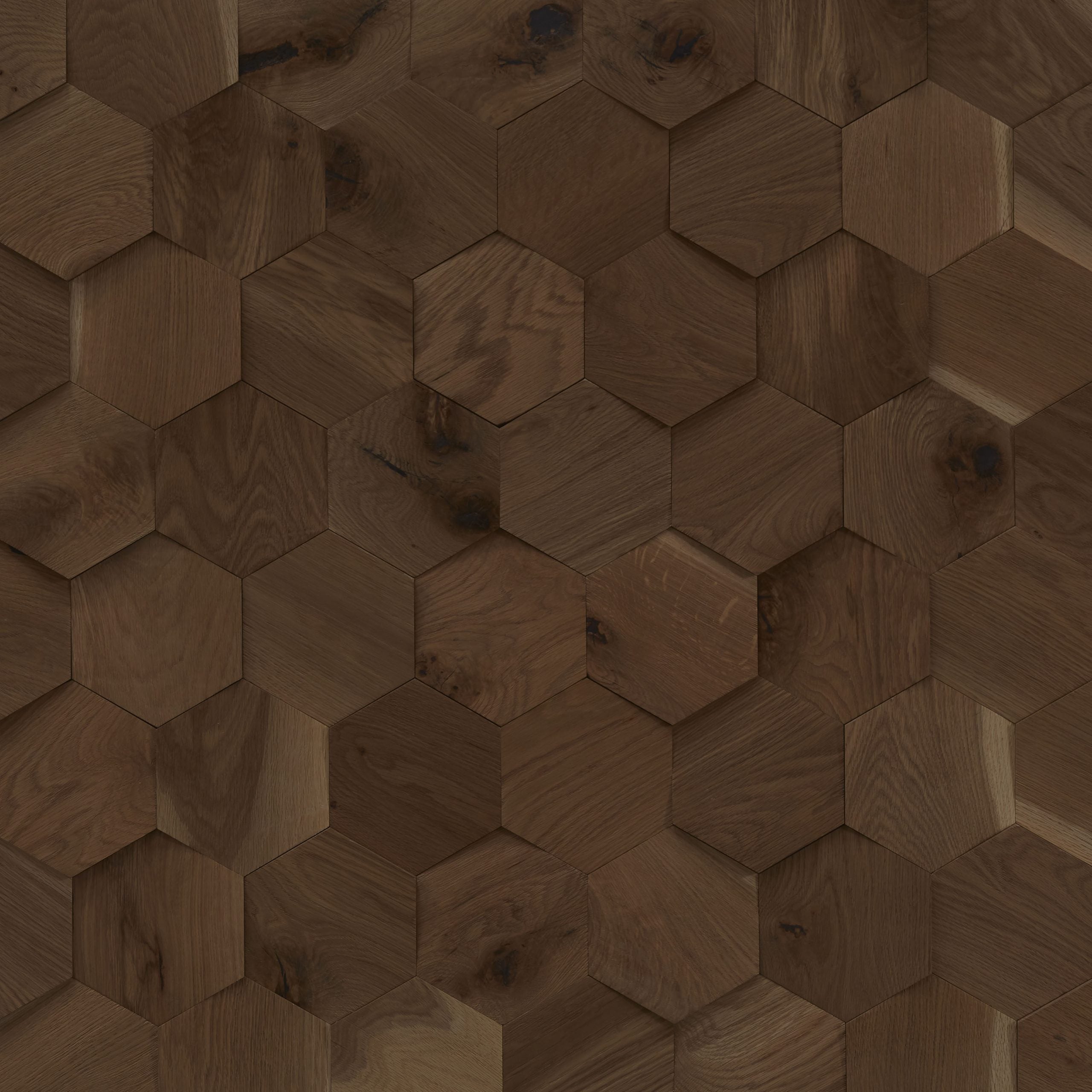 Wall paneling OLDE DUTCH ANGLED HEXO CELESTIO LEGNO