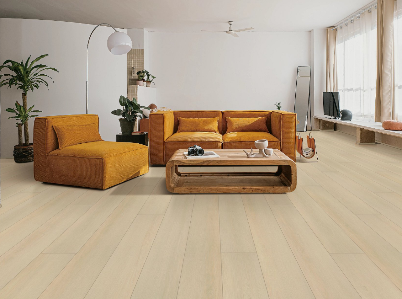 Vinyl Champagne Mist Oak CR501_05085 COREtec Originals Enhanced