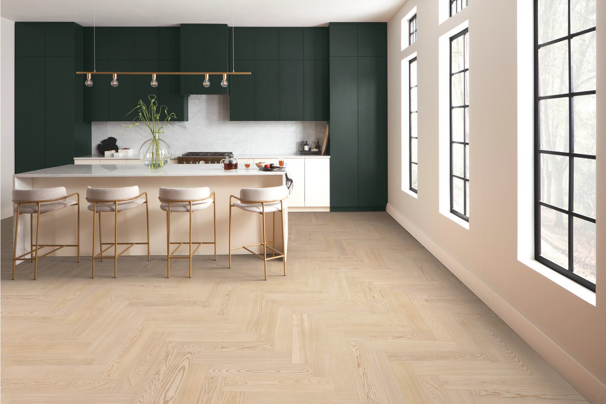 Shaw Parfait A846-11087 Anderson Tuftex Wood European Ash Herringbone Collection