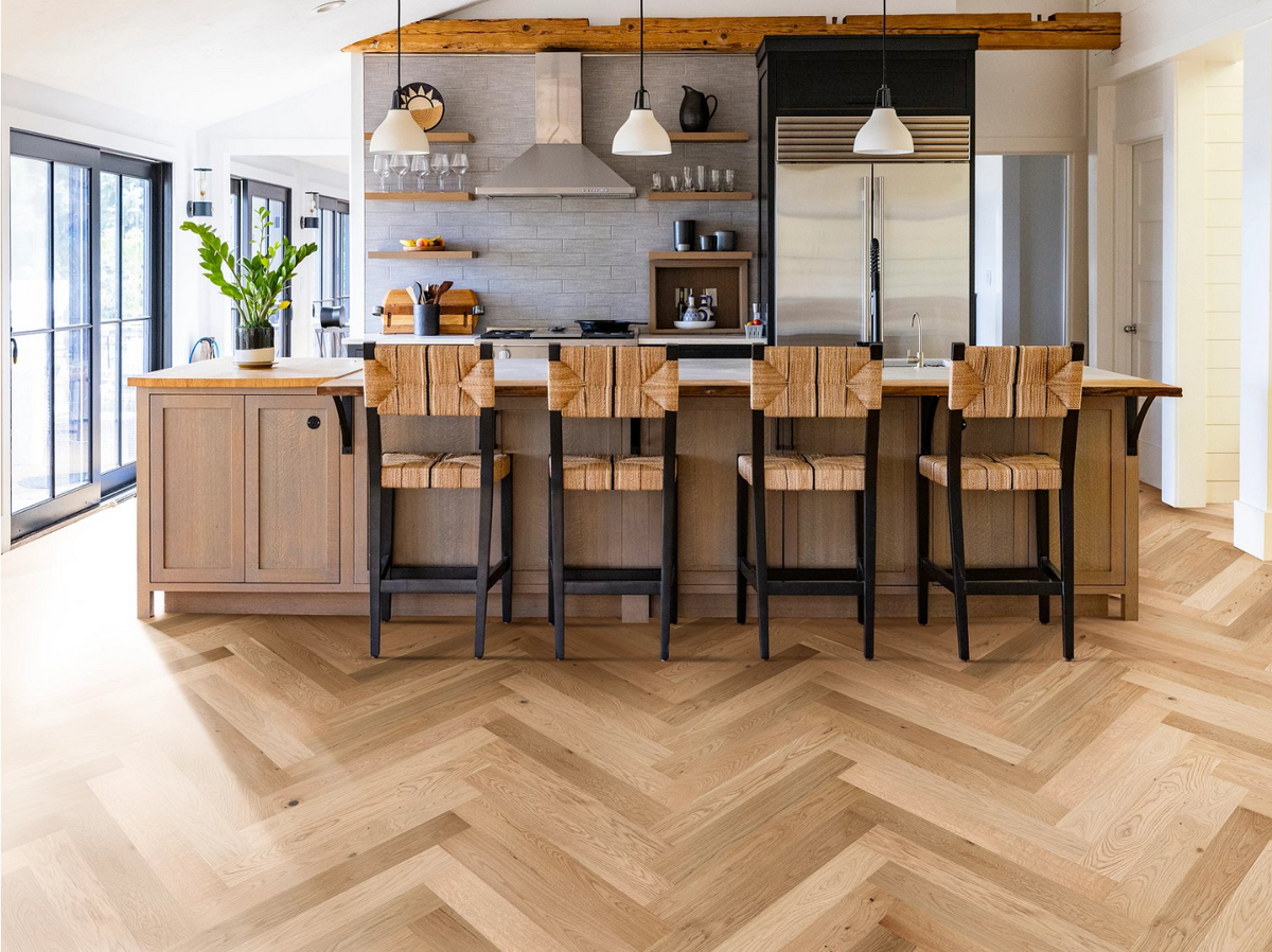 Shaw Au Naturale AA853-11102 Anderson Tuftex Wood Provincial Herringbone Collection