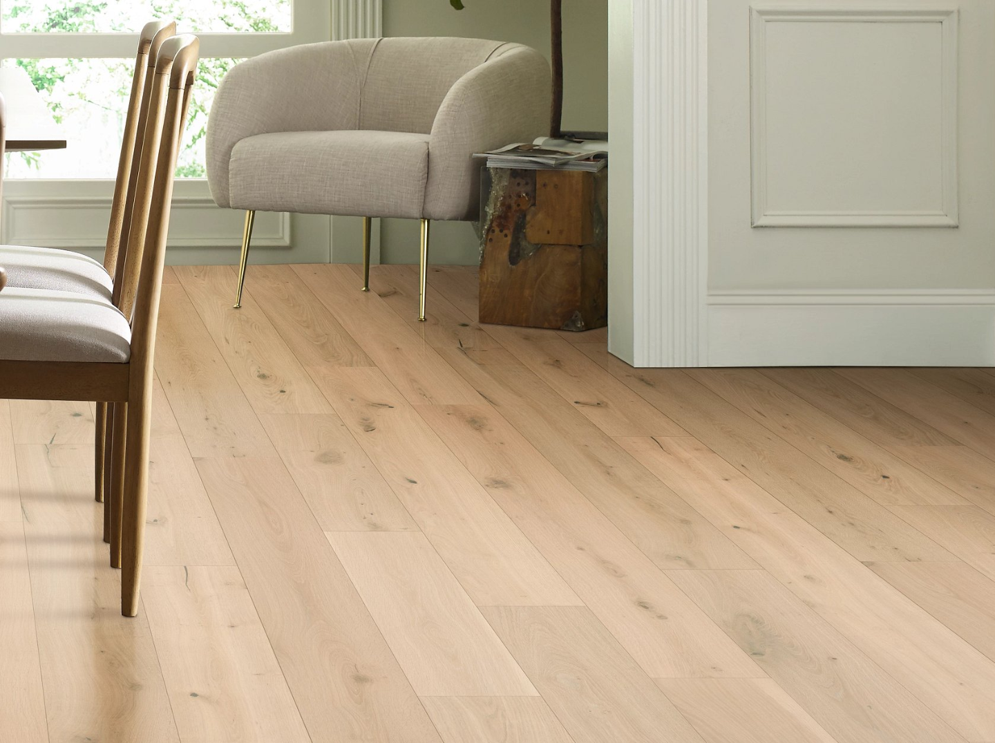 Hardwood Parchment AA850-11100 Anderson Tuftex Wood Provincial Plank 7.5" Collection