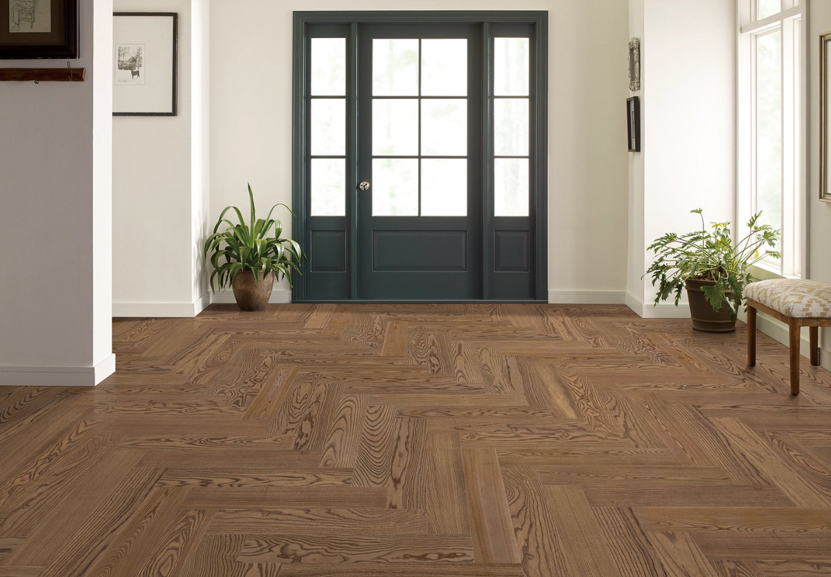 Shaw Biscotti A846-17061 Anderson Tuftex Wood European Ash Herringbone Collection