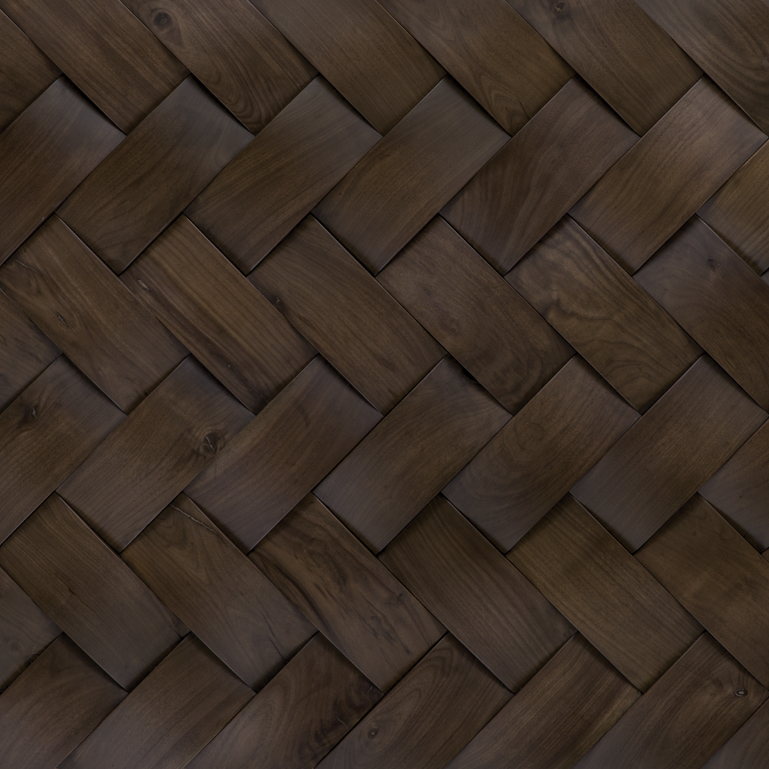 Wall Paneling Darkened Walnut Tresses Collection