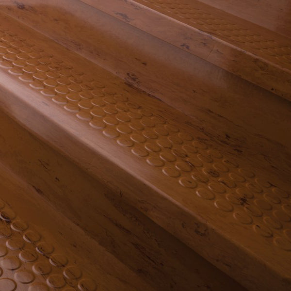 Rubber stair treads Type 170** Safety Tread Heavy Duty Smooth Flush Carborundum Strip   Distinct Designs