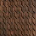 Wall Paneling Darkened Walnut Wave Collection