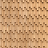 Wall Paneling Natural Oak Wave Collection