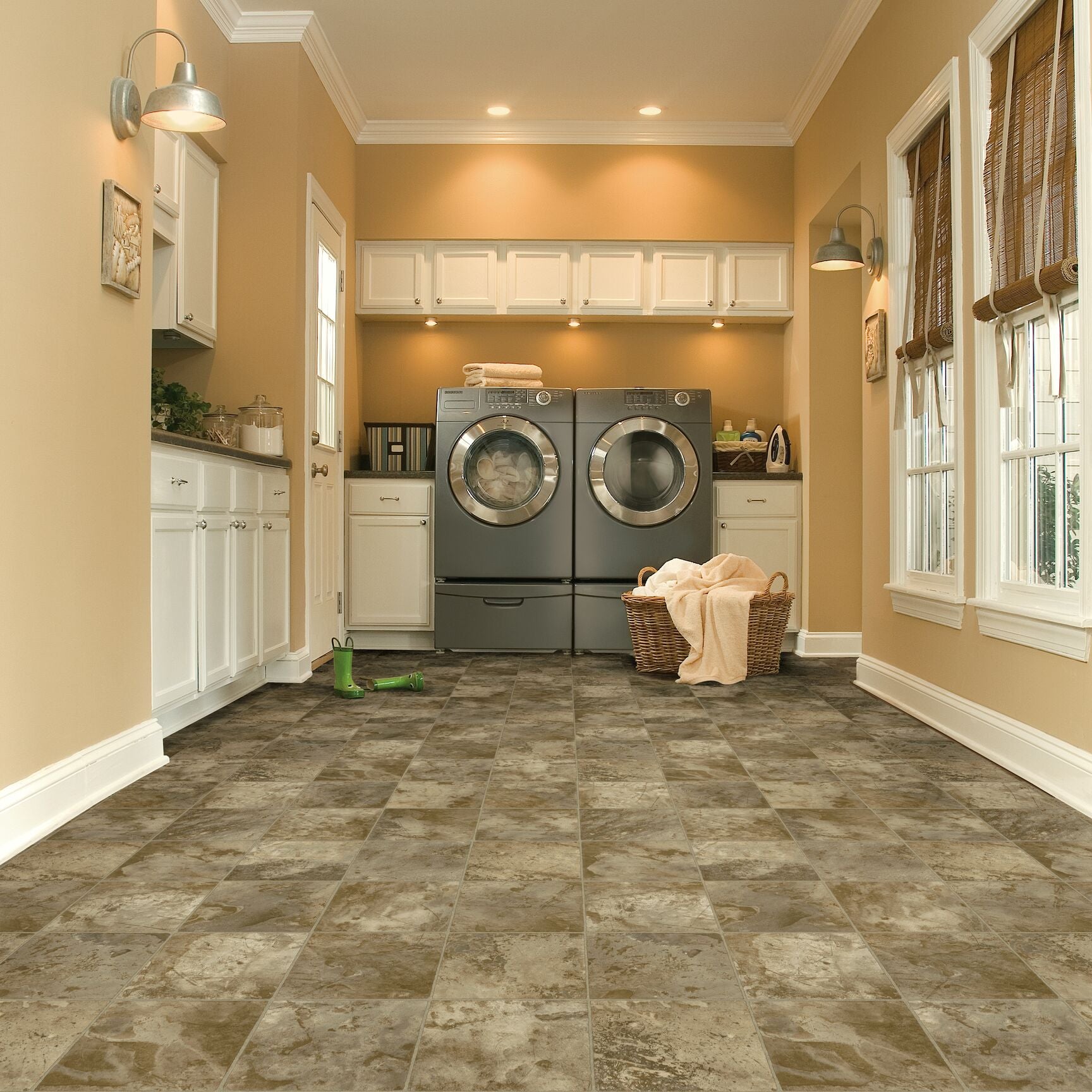 Special First Quality Vinyl FlexStep Pro Stonegate Winchester Brown