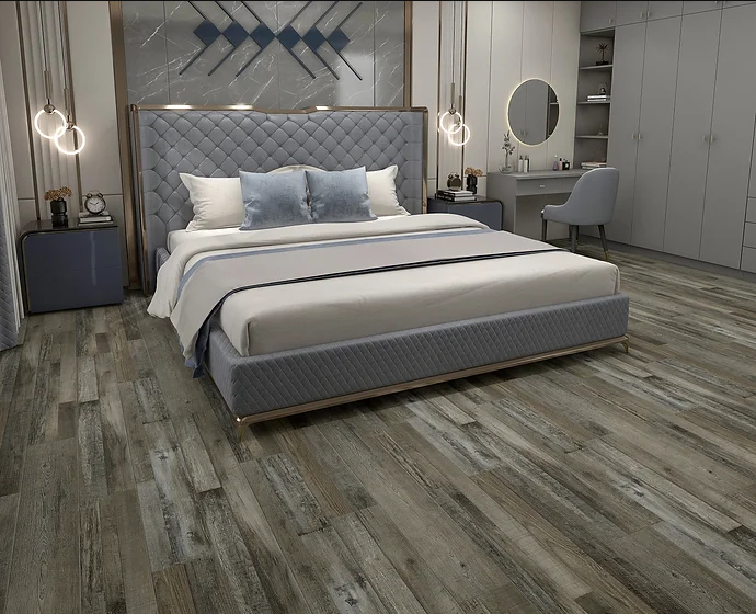 Vinyl  Wolverine Gray TYAS-405  Tyann Rigid Core LVP (Click On)