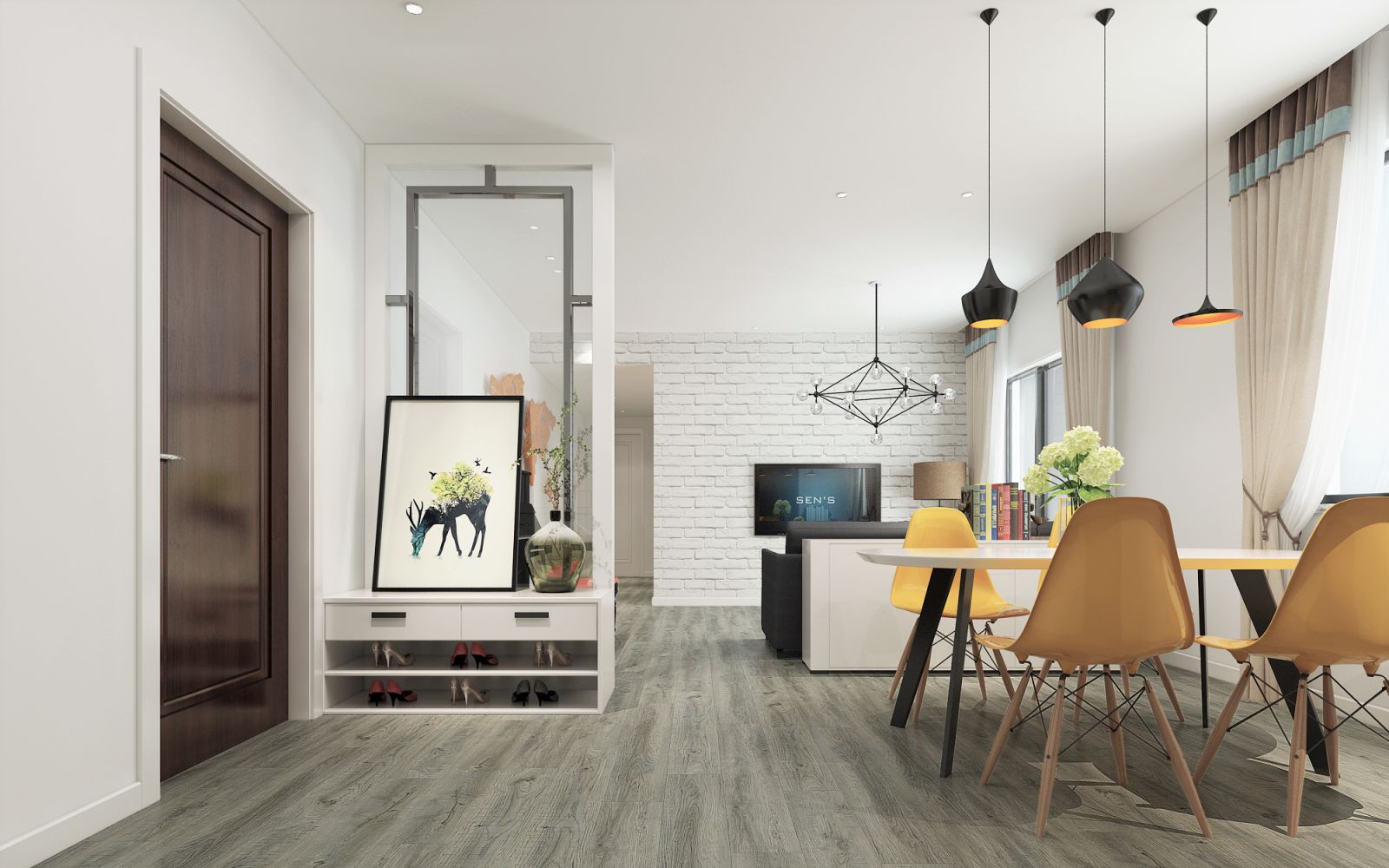Vinyl Bergen Smoke LI-W04 VERSA