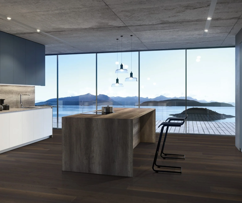 Hardwood Buran GLOBAL WINDS HERRINGBONE COLLECTION