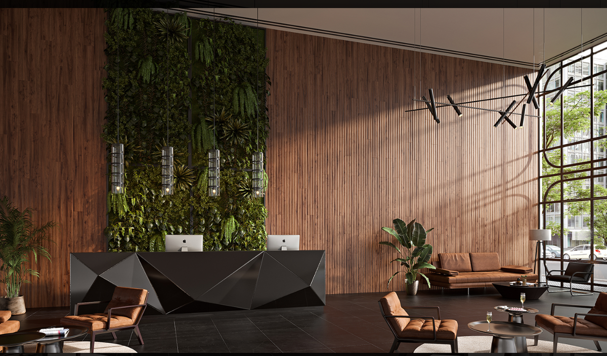 DUCHATEAU DARKENED WALNUT LUNETTE PICTURA COLLECTION