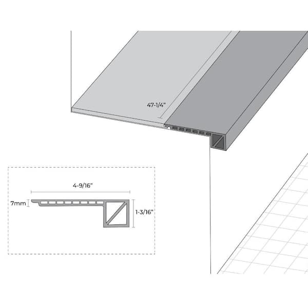 Modin Stair Nose Square Signature (Molded) by Flooret