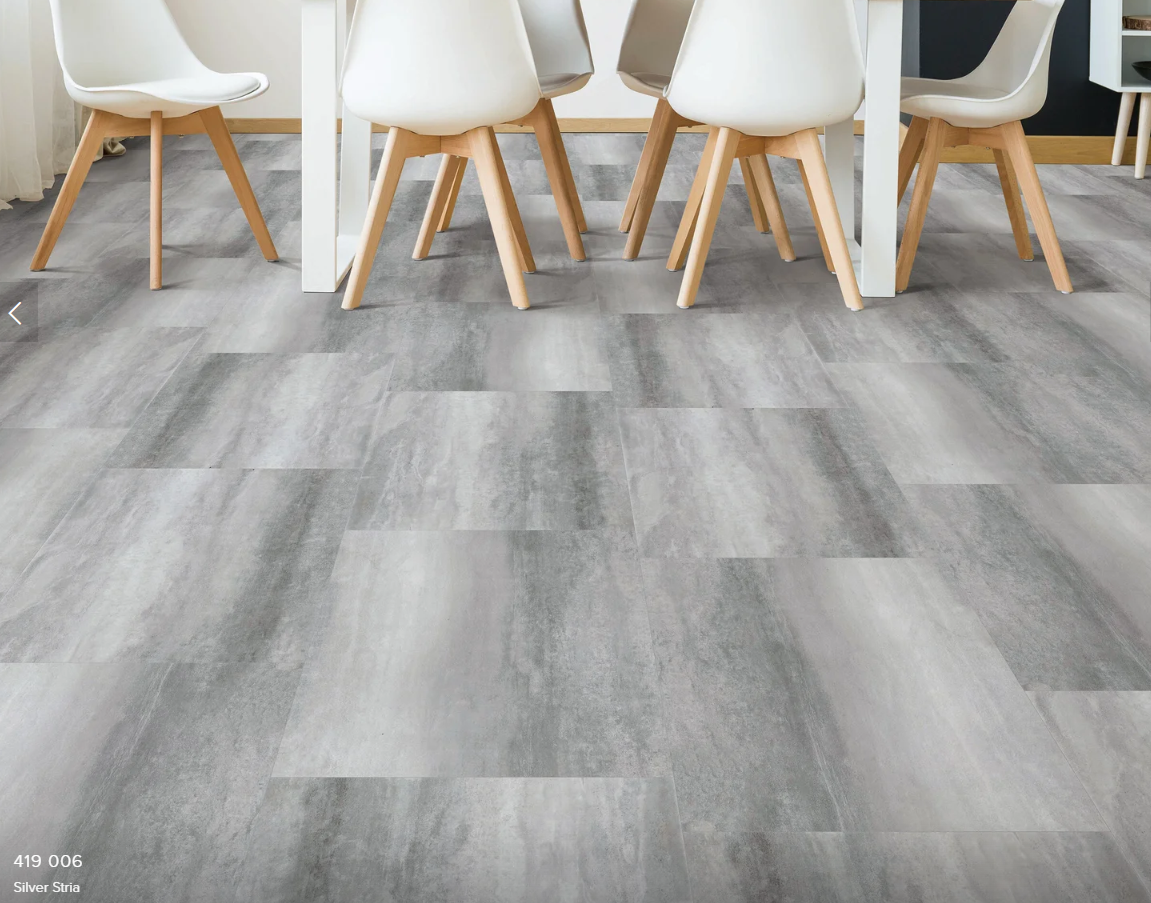 Vinyl Silver Stria 419 006 Patina