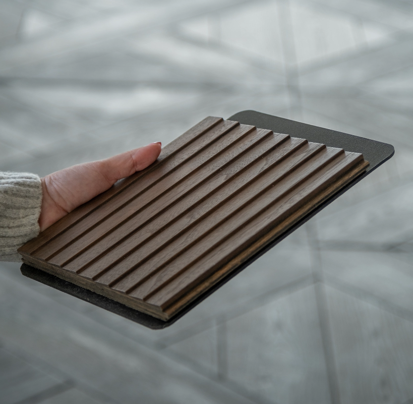 Wall paneling Darkened Walnut CADENCE  PICTURA COLLECTION