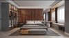 Wall paneling Darkened Walnut CADENCE  PICTURA COLLECTION