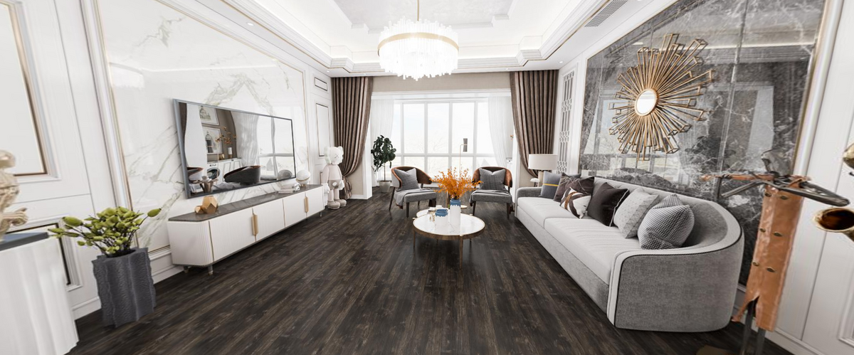 Knoas Midnight Hickory MFMH600-XL Modern Family II Collection