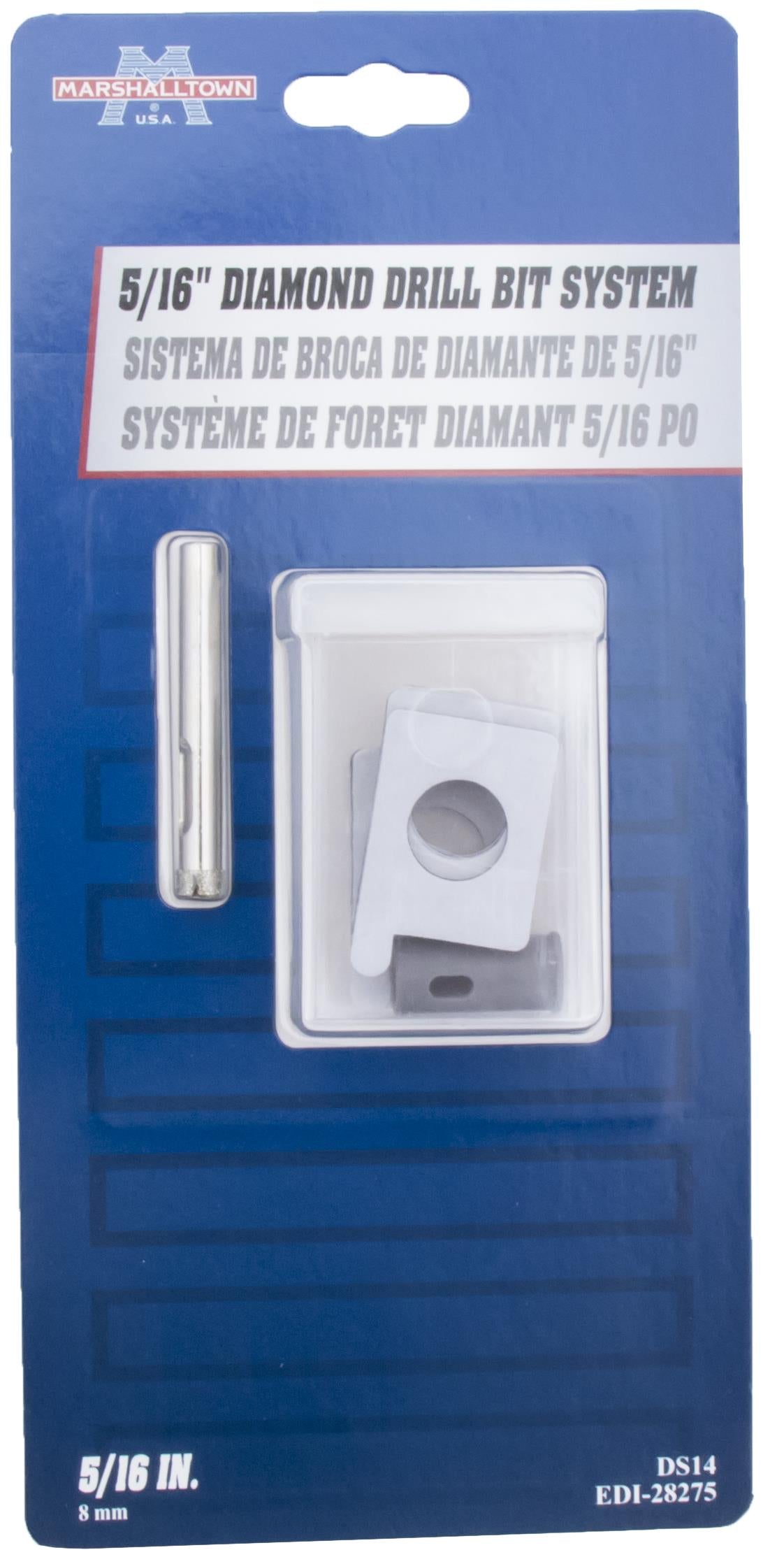 Marshalltown Diamond Drill Bit System Set 28275