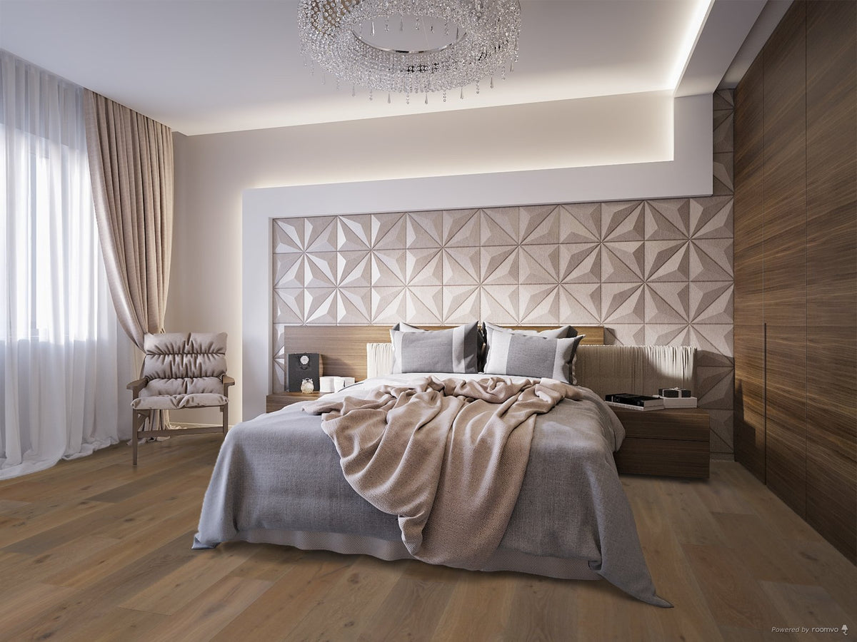 Modern Home Concepts Crete OPUS10C4-Herringbone Opus Wire Brush Oak Herringbone Collection