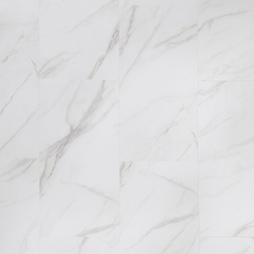 Mannington White with Gray MAR120 Legacy ADURA Max Rectangles — close-up detail