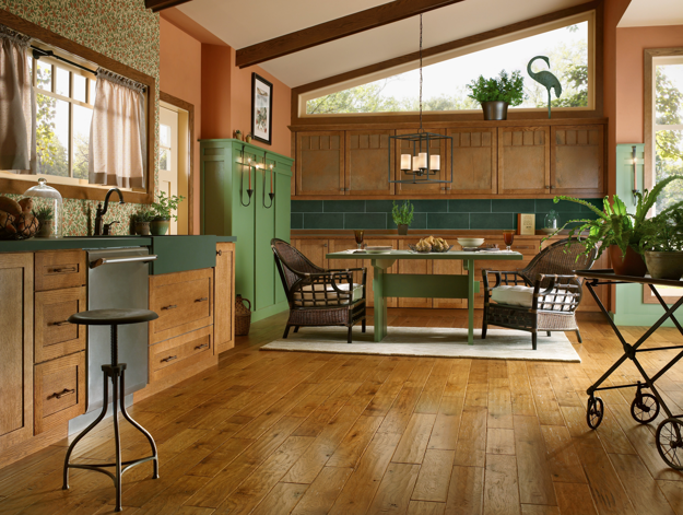 Hartco Light Chestnut Hickory ERH5300EE Rural Living Hand Scraped