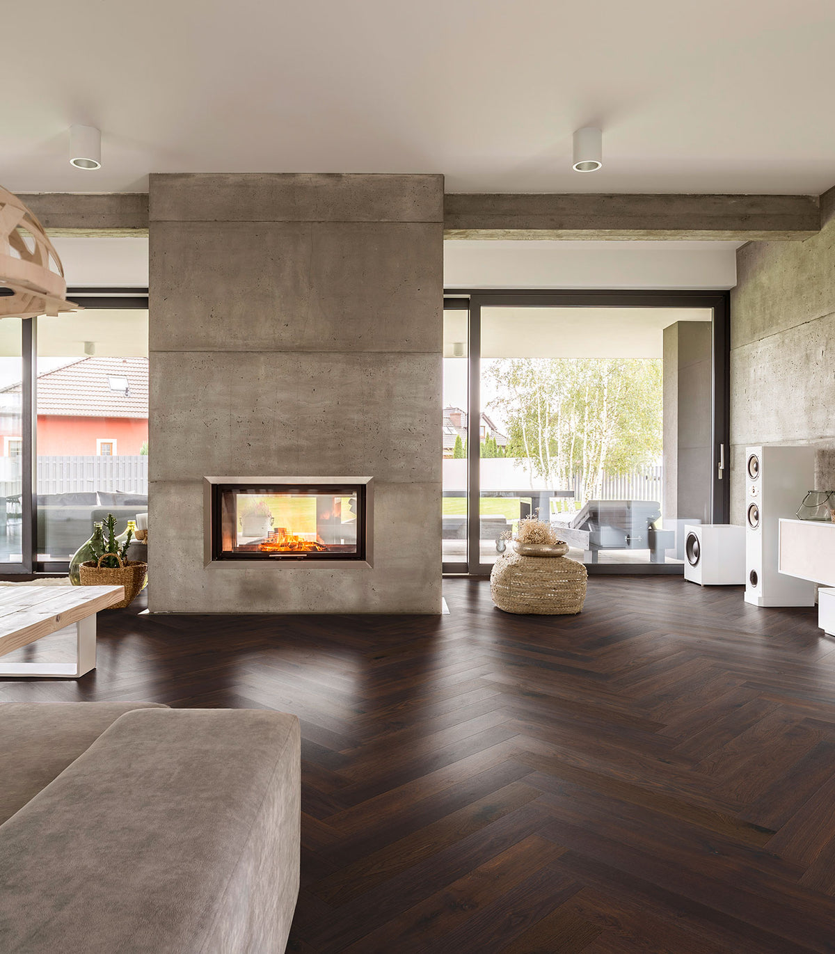 Hardwood Herringbone Livorno Western European Oak Fashion Collection