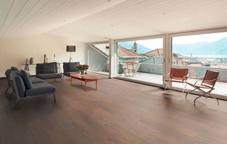 Arimar Metz Brown Rustic European White Oak Floor Art Wide Plank Collection