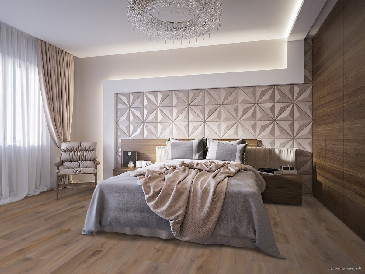 Modern Home Concepts Naples OPUS9N4-Herringbone - Opus Wire Brush Oak Herringbone Collection