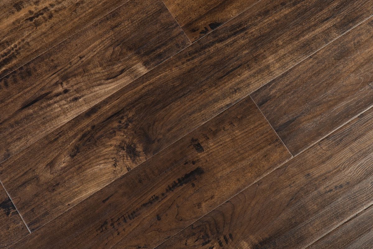 EVA 2076 - SMOKE ALMOND Hand Scraped