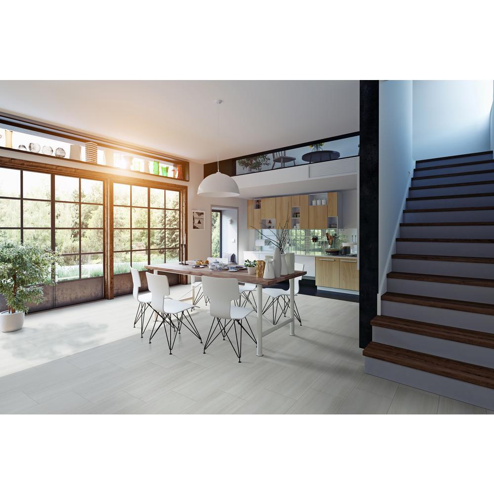 Vinyl WHITE OCEAN VTRWHIOCE12X24-5MM-12MIL EVERLIFE TRECENTO