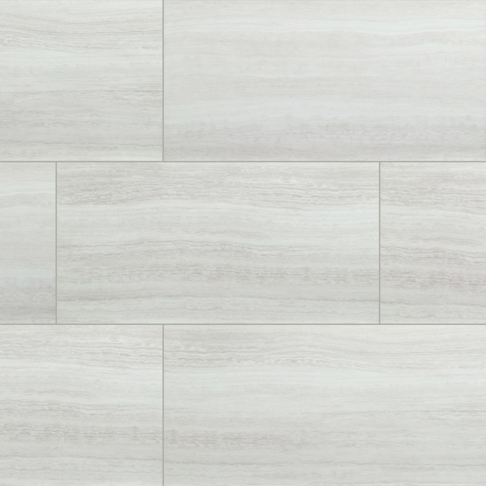 Vinyl WHITE OCEAN VTRWHIOCE12X24-5MM-12MIL EVERLIFE TRECENTO