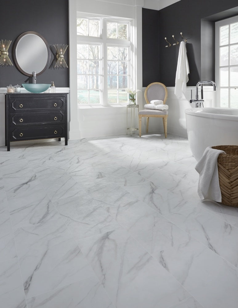 Mannington White with Gray RGR120 Legacy ADURA Rigid