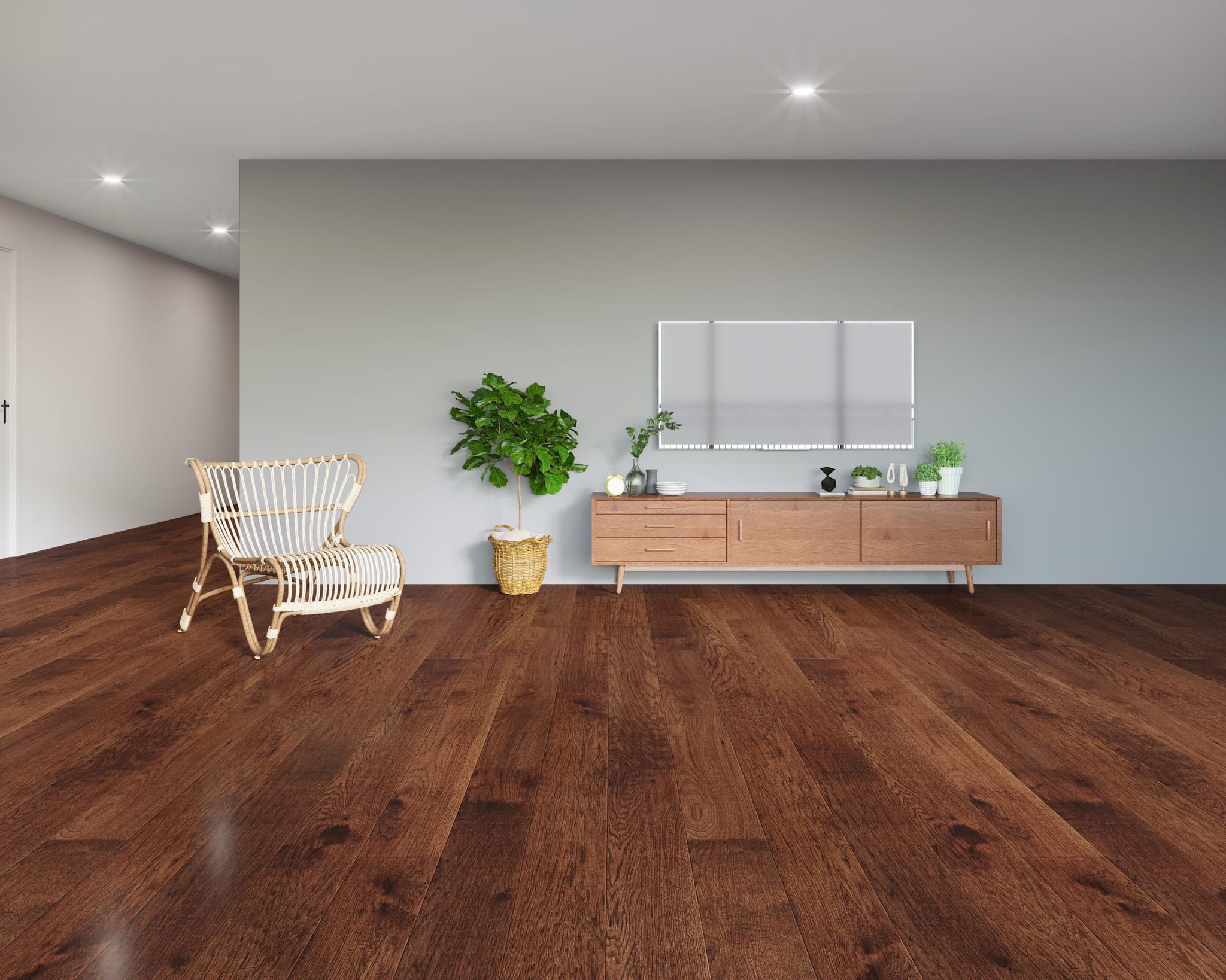 Hardwood Hickory - Rousseau EHK2199 Engineered - Hand Scraped