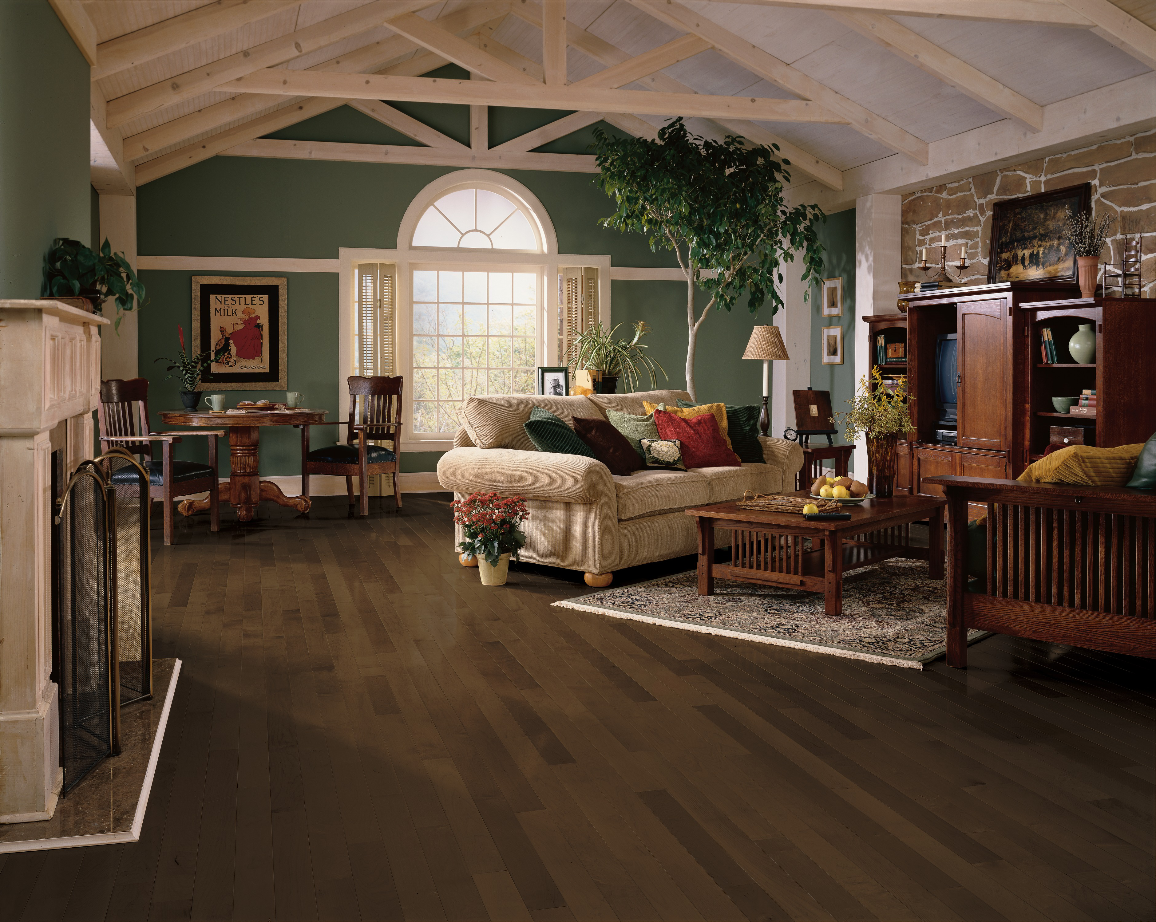 Hardwood Cappuccino 3 1/4 CM3745 KENNEDALE PRESTIGE PLANK
